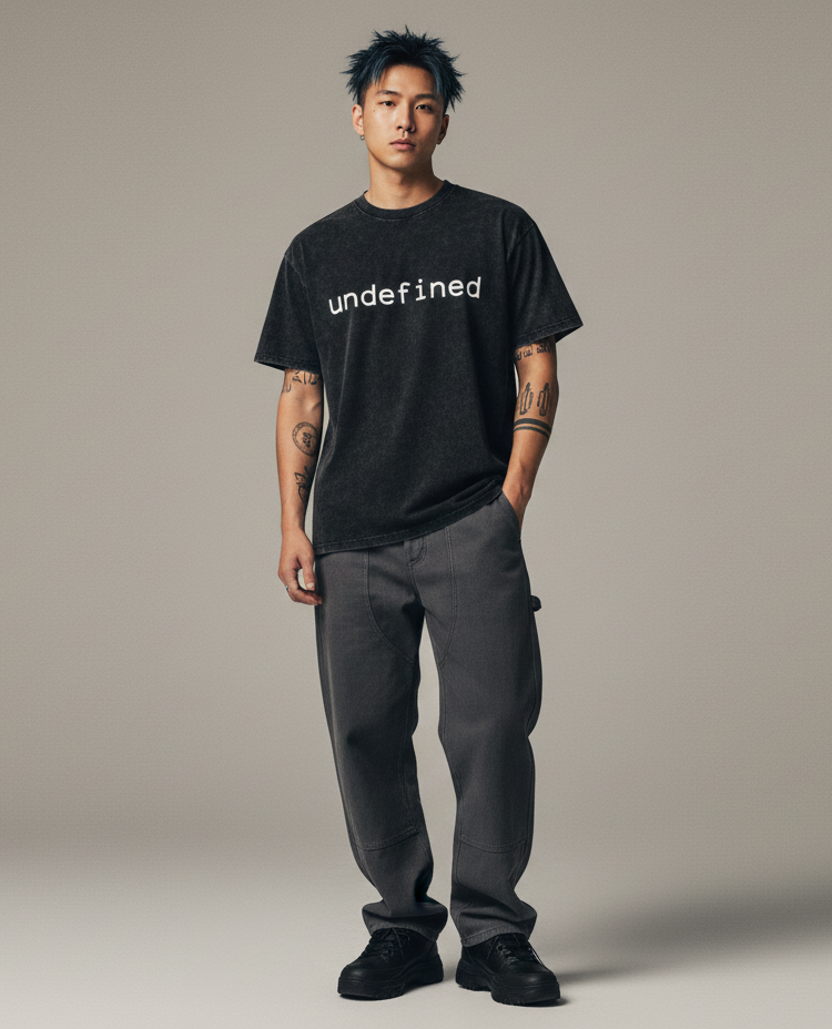 washed oversized cotton t-shirt