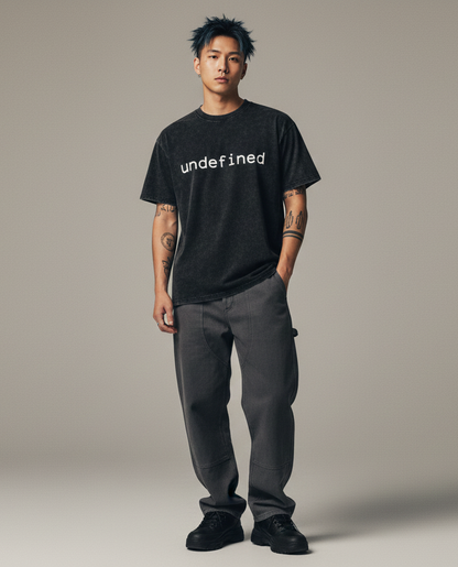 washed oversized cotton t-shirt